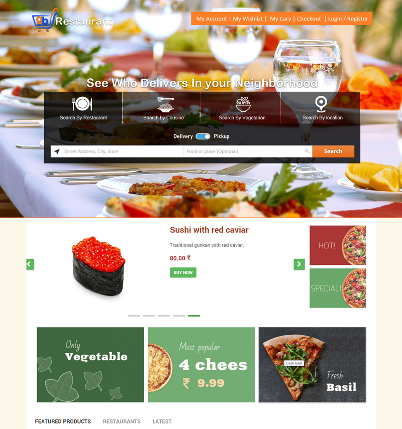 online ordering system for business